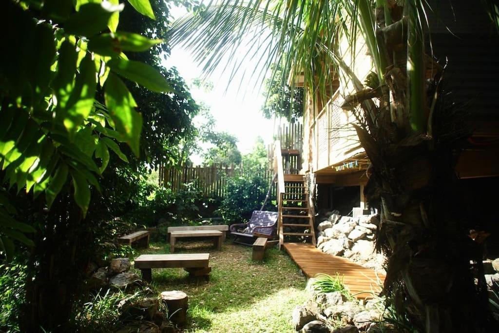 Bungalow Ecologique Avec Toilettes Seches Leu Kabanon Vue Mer Saint-Leu Dış mekan fotoğraf