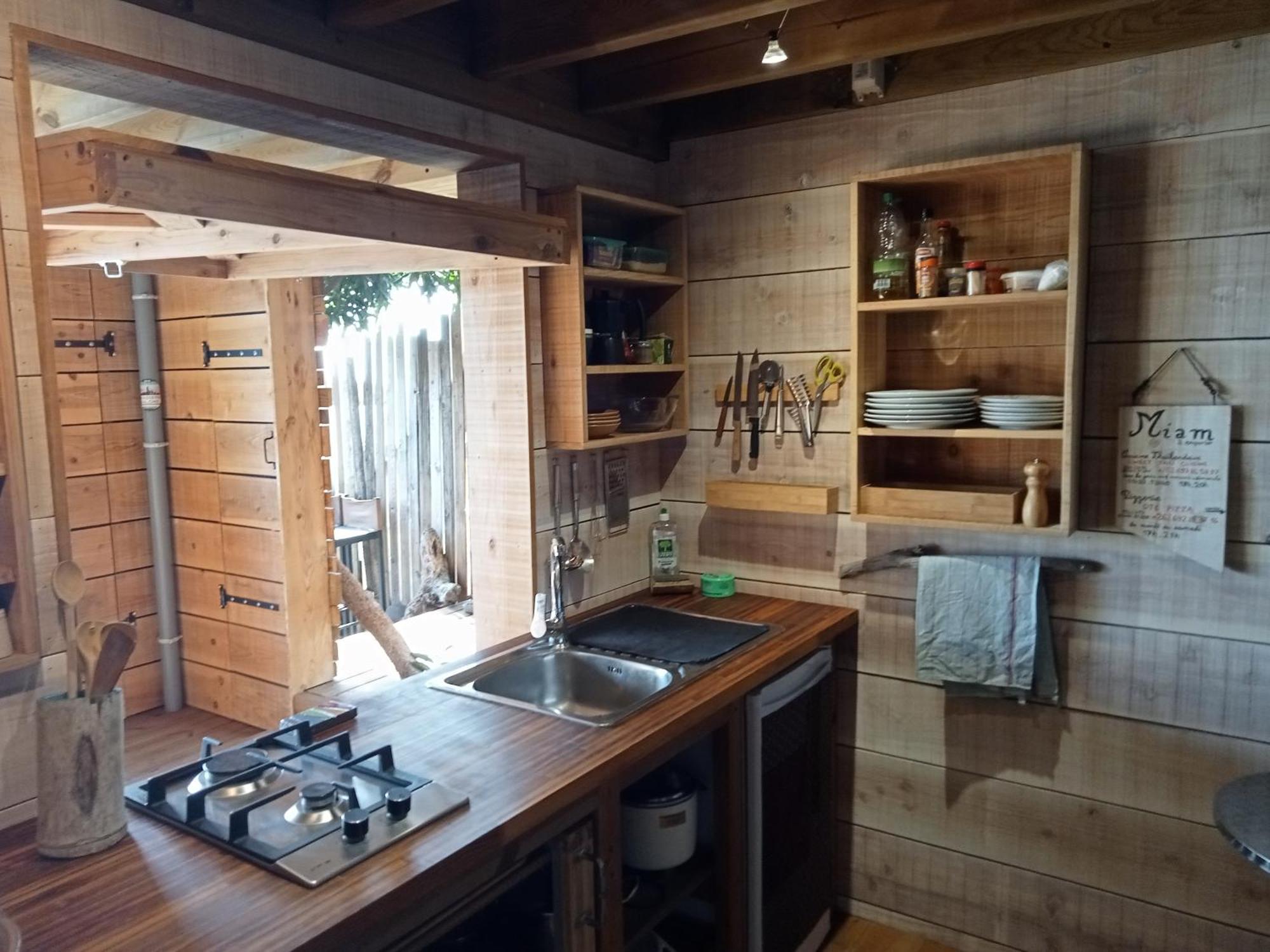 Bungalow Ecologique Avec Toilettes Seches Leu Kabanon Vue Mer Saint-Leu Dış mekan fotoğraf